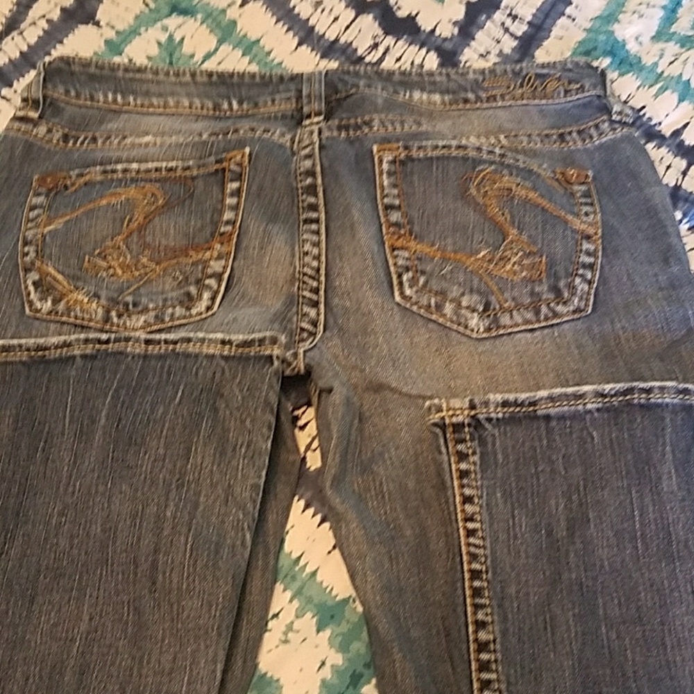 Silver jeans